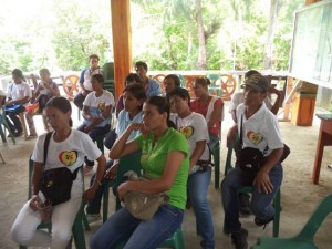Pantawid Pamilya Parent Leaders listening attentively during their study tour in Pagudpod, Ilocos Norte