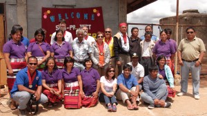 Besao, Mt. Province MLGU and some  community volunteers of Brgy. Banguitan pose with officials from the DSWD-CAR Kalahi-CIDSS Regional Program Management Office, Millennium Challenge Corporation, and Millennium Challenge Account - Philippines during a sub-project turnover ceremony.