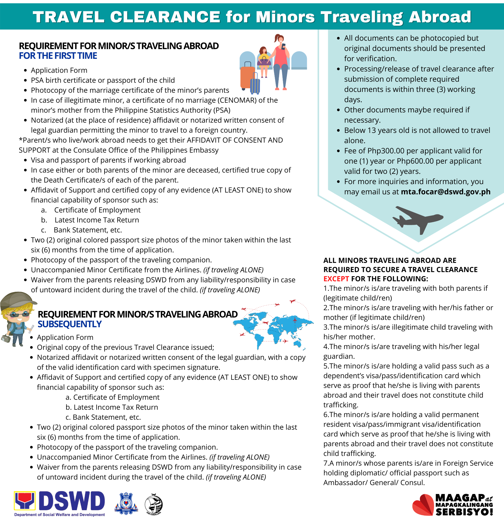 dswd travel clearance for minors 2023