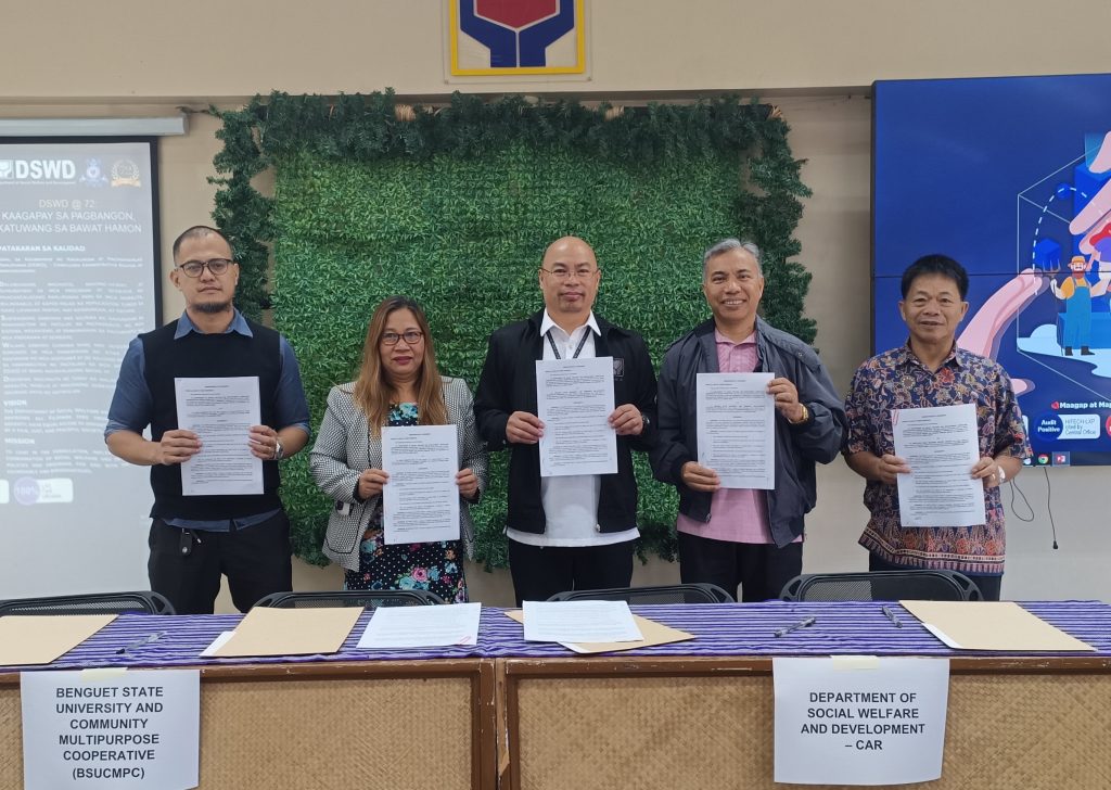 DSWD CAR Inks MOA With New CSOs To Aid 4Ps Implementation | DSWD Field ...